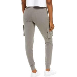 <b>Women's</b> High Quality 2-Piece Modest Silver <b>Knitted</b> Tracksuit Casual Fleece <b>Jogger</b> Pants Zipper Winter Sweat Custom Logo Mid Flat - Product Image 2