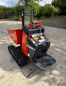 Livraison gratuite, certifié CE EPA, mini-dumper sur chenilles Kubota KC7OVHD-4, mini-transporteur sur chenilles, mini-dumper hydraulique à basculement - Product Image 5