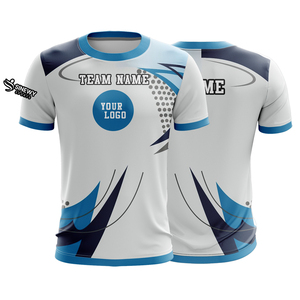 T-shirt personnalisé avec transfert par sublimation, impression intégrale, logo, design, t-shirt à séchage rapide, t-shirt ajusté pour homme - Product Image 2
