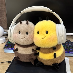 8インチのかわいいてんとう虫のぬいぐるみ、柔らかいぬいぐるみ、ベッド枕、抱き心地の良いてんとう虫、女の子のための心温まるおもちゃ - Product Image 5