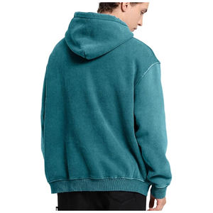 Sudadera con capucha lavada con ácido personalizada para hombre, ropa de calle de gran tamaño, sudadera con capucha de moda, proveedor de ropa de moda al por mayor - Product Image 6