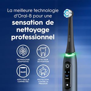Brosse à dents électrique Oral-B iO Série 9 avec 4 têtes de brosse de rechange Oral-B, Aquamarine - Product Image 3