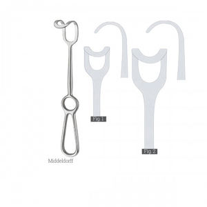 Retractor Dental Middeldorff de Alta Calidad, Aceptable para OEM, Mango Hueco de Acero Inoxidable, Agarre Ergonómico, Manual, Reutilizable - Product Image 1