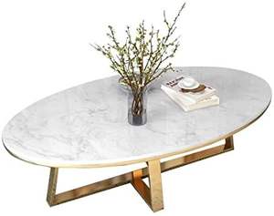 Mesa de centro de diseño nórdico moderno El mejor diseño de materiales con acabado pintado Mesas de metal de diseño interior y exterior - Product Image 6