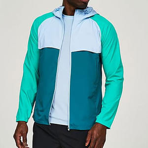 Chaqueta Cortavientos Impermeable con Capucha y Cremallera de Color Personalizado, Nueva Chaqueta Cortavientos Deportiva de Moda para Hombre - Product Image 5