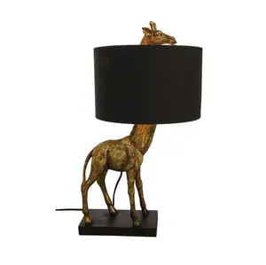 Antique Finished Metal Giraffe Table Lamps Wholesale Manufacturer Custom Handmade Design Metal Table Lamps