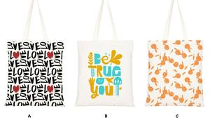 Bolsa de mano ecológica personalizada, lona de algodón orgánico reciclado, reutilizable, comprador a granel con logotipo personalizado para regalo, almacenamiento de viaje - Product Image 3