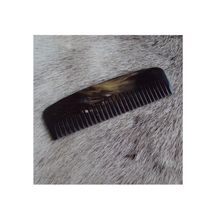 Peine de cuerno con mango pequeño, peine de cuerno de búfalo de bolsillo, peine de masaje para el cuidado del cabello para tamaño personalizado, tamaño pequeño, color negro - Product Image 4