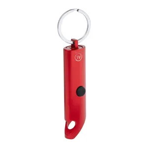 Portachiavi e Moschettoni Ecologici Promozionali con Torcia e Apribottiglie - Gadget - Product Image 1