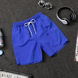 Hommes shorts coton hommes couleur unie décontracté Shorts de sport séchage rapide Surf plage conseil taille élastique Bermuda - Product Image 6