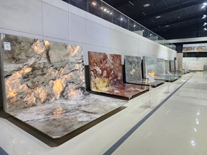 Dalles de marbre Carreaux muraux Panneau naturel Taille personnalisable Prix bon marché Marque vietnamienne Design moderne Durable - Product Image 2