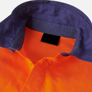 Vêtements de travail personnalisés chemise à manches longues haute visibilité chemise de sécurité à manches longues vêtements de travail réfléchissants chemise à manches longues - Product Image 6