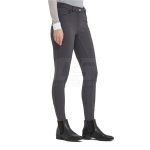 Pantalones Jodhpur de tela elástica ligera y duradera para mujer, precio directo de fábrica, Etiqueta Privada, conjunto ecuestre de caballos, accesorios - Product Image 1