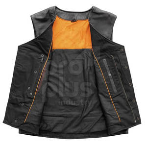 Chaleco de Cuero para Hombre de Talla Grande, Diseño Moderno, Alta Calidad, Ropa Exterior Informal de Invierno, Personalizable, Transpirable, Ecológico y de Secado Rápido - Product Image 4