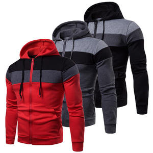 2025มีฮู้ดแบบสวมหัวสำหรับผู้ชายผ้าฝ้าย100% โพลีเอสเตอร์คุณภาพสูงดีไซน์กระเป๋าสีพื้นสำหรับฤดูหนาวสไตล์ล่าสุด - Product Image 1