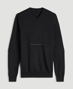 เสื้อสเวตเชิ้ตผู้ชายคุณภาพพรีเมียม ทรงเข้ารูป คอวี สำหรับฤดูหนาว ผ้าฝ้าย 100% ระบายอากาศได้ดี ลายเรียบ ปักลาย พิมพ์ลายดิจิทัล - Product Image 5