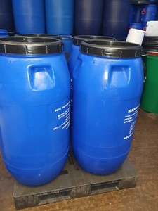 ถัง HDPE ขนาด 200 ลิตร 220 ลิตร แบบทรงกระบอก 55 แกลลอน สีขาว วัสดุพลาสติก แบบซ้อนได้ สำหรับขาย - Product Image 6