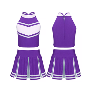 Nouvelle tenue de cheerleading style sport, nouvelle arrivée, en spandex et polyester, fabriquée en usine. - Product Image 1
