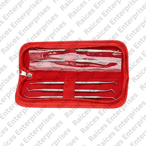 Kit de Herramientas Manuales de Acero Inoxidable para Restauración Dental con Composite, Aprobado por CE, de RAICES Enterprises, Incluye Espátulas e Instrumentos - Product Image 4