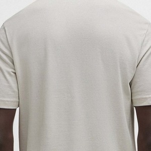 Nueva Camisa Casual para Hombre con Diseño de Logotipo Frontal Personalizado, Corte Regular, 100% Fibra de Bambú, Tejido Jersey Transpirable, Manga Corta, Color Sólido - Product Image 5