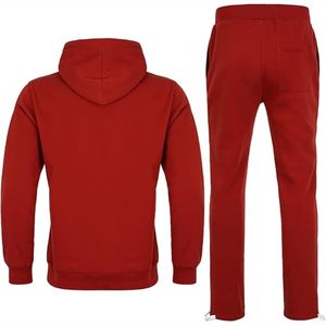 Conjunto Deportivo de 2 Piezas con Capucha para Hombre, Estampado y Liso, Transpirable, de Spandex/Algodón, Informal - Product Image 4