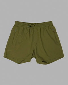 กางเกงขาสั้นไนลอนรัดกล้ามเนื้อสำหรับเล่นยิมของผู้ชายพิมพ์ลายสีพื้นทรงสตรีทไซส์ใหญ่พิเศษสำหรับฤดูร้อน - Product Image 2