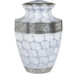 Hermosa urna de cremación decorativa de Metal sólido conmemorativo para adultos, hombres, mujeres, grandes urnas de cremación de latón para cenizas humanas - Product Image 1