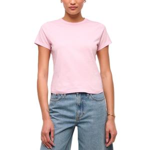 T-shirt de sport de fitness d'été pour femmes maillot respirant avec motif solide Logo personnalisé vêtements de sport décontractés teint en gros - Product Image 1