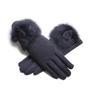 Guantes de cuero de invierno de alta calidad, superventas personalizados, guantes de invierno hechos de cuero para mujer, guantes de cuero de invierno suaves a la moda - Product Image 5