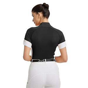 Camiseta Deportiva de Manga Corta para Mujer, Cómoda, para Montar a Caballo, Ropa Deportiva Ecuestre - Product Image 2