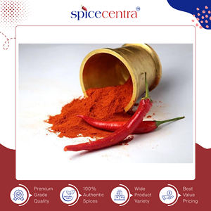 Poudre de piment rouge séché authentique de haute qualité 100% pure (régulière) Inde Marque Spicecentra authentique Options de logo personnalisé et de taille - Product Image 3