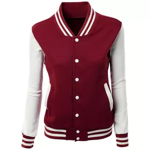 Chaqueta Bomber Clásica para Mujer 2024, Prenda Exterior Deportiva a la Moda, Transpirable, de Punto, con Botones, Reversible, Ecológica, Informal para Otoño - Product Image 1