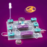Kit de circuits électriques électroniques pour expériences scientifiques, blocs de technologie, jeux éducatifs STEM pour enfants