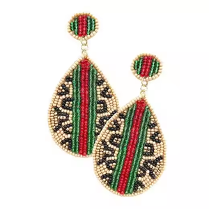 ต่างหูปักหลากสีทรงหยดน้ำทำมือจากเครื่องประดับแฟชั่นอินเดียสำหรับผู้หญิงและเด็กผู้หญิงโดยงานหัตถกรรม MD - Product Image 5