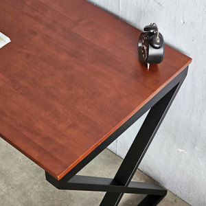 Contemporary Minimalist Rubberwood <b>Foldable</b> <b>Desk</b> 140x60cm <b>Office</b> & Bedroom Use - Product Image 4