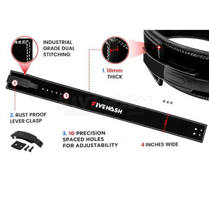 Ceinture de musculation à levier : Entraînez-vous plus fort et plus en toute sécurité avec une ceinture de musculation à levier de qualité supérieure. - Product Image 2