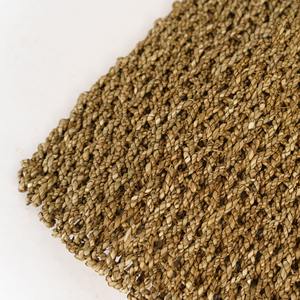 Alfombras de suelo de alta calidad, alfombra de algas marinas para decoración del hogar y Hotel, alfombras de forma ovalada de paja natural - Product Image 6