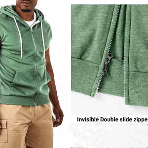 Sudadera sin Mangas de Felpa de Alta Calidad al por Mayor, 100% Algodón, 300 g/m², con Colores Personalizados, Unisex - Product Image 3