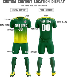 Venta caliente Digital Printed Football Clothing Personalice su propio logotipo Ropa de fútbol Precio de venta completo Camiseta de fútbol para hombres - Product Image 2