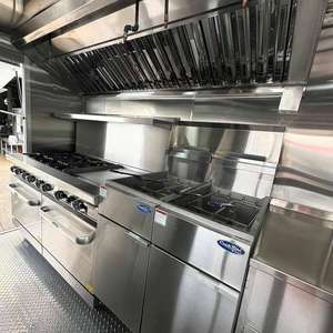 Carrito de Comida de Acero Inoxidable de Alta Calidad OEM para Café, Snacks, Pizza, Tacos, Barbacoa, Hot Dogs, Helados, Remolque de Comida Rápida - Product Image 3