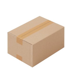 Paper & Media <b>Box</b> Single-Wall B-Flute <b>Cardboard</b> 266 X 178 mm 1-Pack - Product Image 1