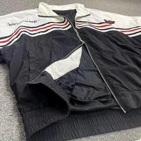 Ensemble de survêtement en polyester léger personnalisé, unisexe, personnalisation complète, vente en gros, coupe-vent, grandes tailles disponibles, toutes tailles
