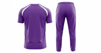 Uniformes Personalizados para Equipos de Cricket, Transpirables, Estampados, de Manga Corta, Tejido Duradero y Cómodo