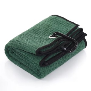 Wholesale Printing Sports Gym <b>Towel</b> Custom <b>Waffle</b> Magnetic Golf <b>Towel</b> With Logo In Multicolor - Product Image 3