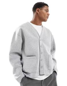 Sudadera con capucha para hombre, jersey de calle, cuello de botón medio lleno, forro polar térmico con capucha bordado, estilo inflado de algodón 100% - Product Image 1