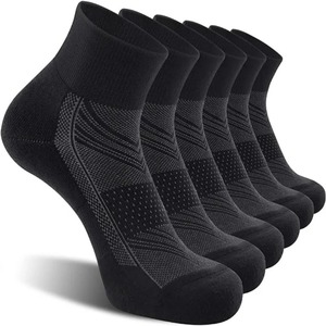 5 Pack Men's <b>Cushioned</b> Ankle Socks Sport Athletic Running Socks - Product Image 6