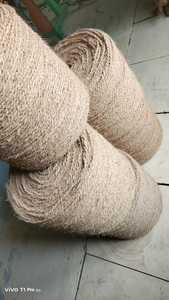 เชือกมะพร้าวสั่งทำได้หมุนด้วยมือจากเส้นใยเปลือกมะพร้าวที่ได้มาอย่างยั่งยืนและพันแผลอย่างประณีตบนกรวยที่นำกลับมาใช้ใหม่ได้ - Product Image 3