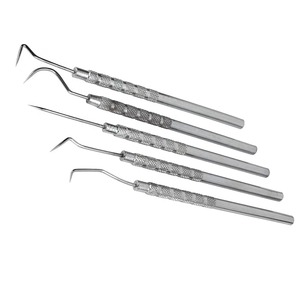 Détartreurs dentaires manuels en acier inoxydable, instrument d'hygiène buccale, poignée ergonomique pour un nettoyage précis, cliniques dentaires professionnelles - Product Image 2