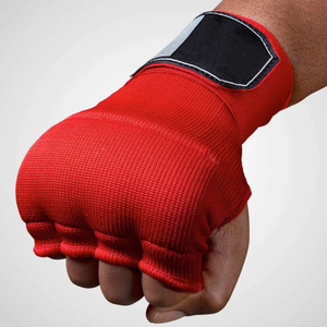 ผ้าพันมือสำหรับชกมวยพร้อมถุงมือด้านในแบบมีแผ่นรอง  แบบยืดหยุ่นสำหรับฝึกซ้อมอย่างรวดเร็ว เหมาะสำหรับผู้ชายและผู้หญิง ใช้กับนวมชกมวย - Product Image 4