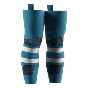 Chaussettes de hockey sur glace sublimées en tissu polyester léger 2025, entièrement personnalisables, nouveau style - Product Image 4